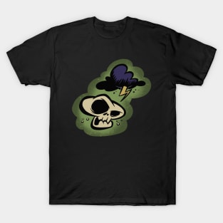 Extra Grumpy Skull T-Shirt